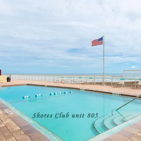 Daytona Beach Shores Ocean Front Balcony 2Beds 2Ba King Ste And 2Queens - Shores Club 805 Exterior photo