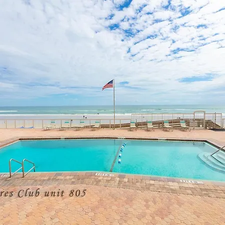 Daytona Beach Shores Ocean Front Balcony 2Beds 2Ba King Ste And 2Queens - Shores Club 805 Exterior photo