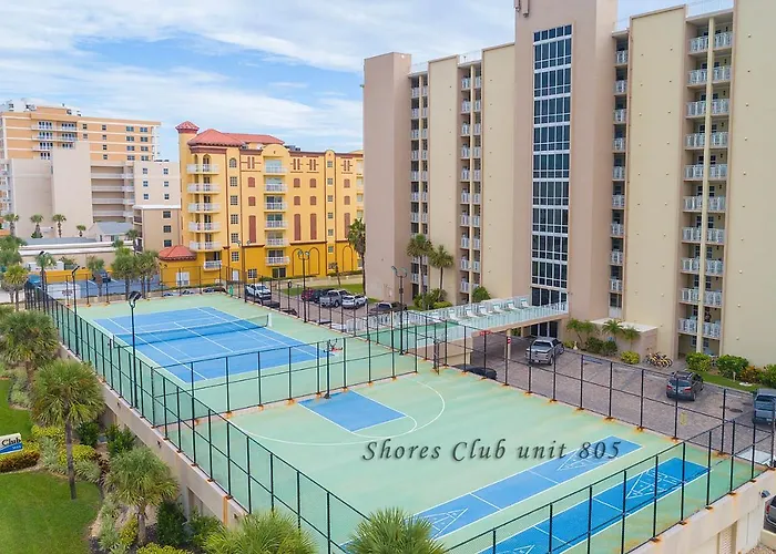 Daytona Beach Shores Ocean Front Balcony 2Beds 2Ba King Ste And 2Queens - Shores Club 805